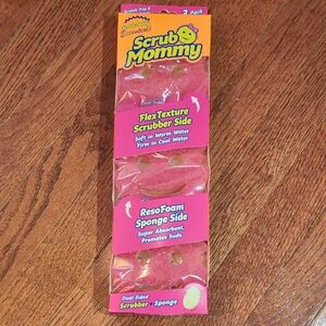 Scrub Mommy Dual-Sided Sponge 3 Pack Pink and Yellow New
